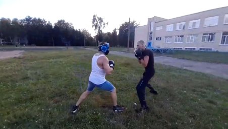 Дмитрий Хахин vs Николай Адодин. Спарринг по боксу в полный такт. Лето 2024 год